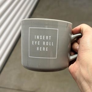 Target insert eye roll here coffee mug